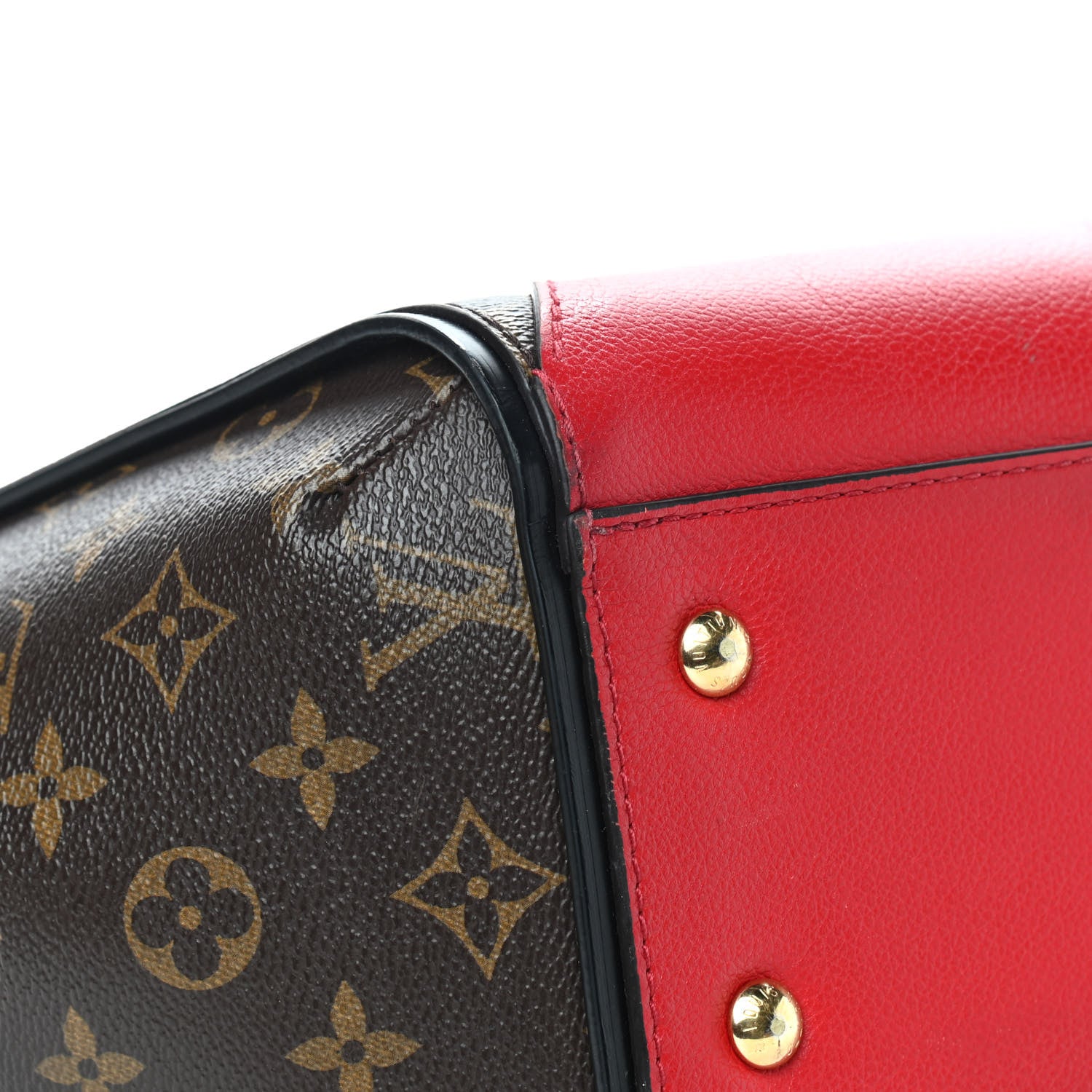 Louis Vuitton Calfskin Monogram Kimono Tote Cherry 15 of 16