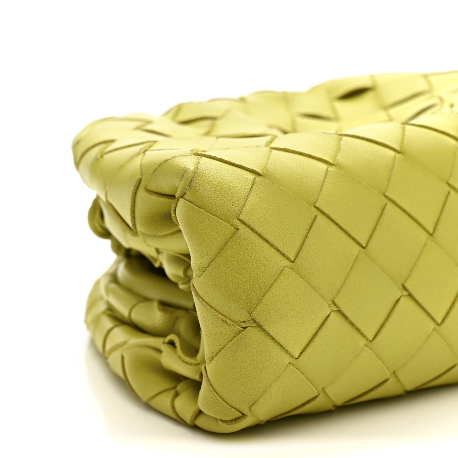 Bottega Veneta Nappa Intrecciato The Mini Pouch Kiwi 1804397