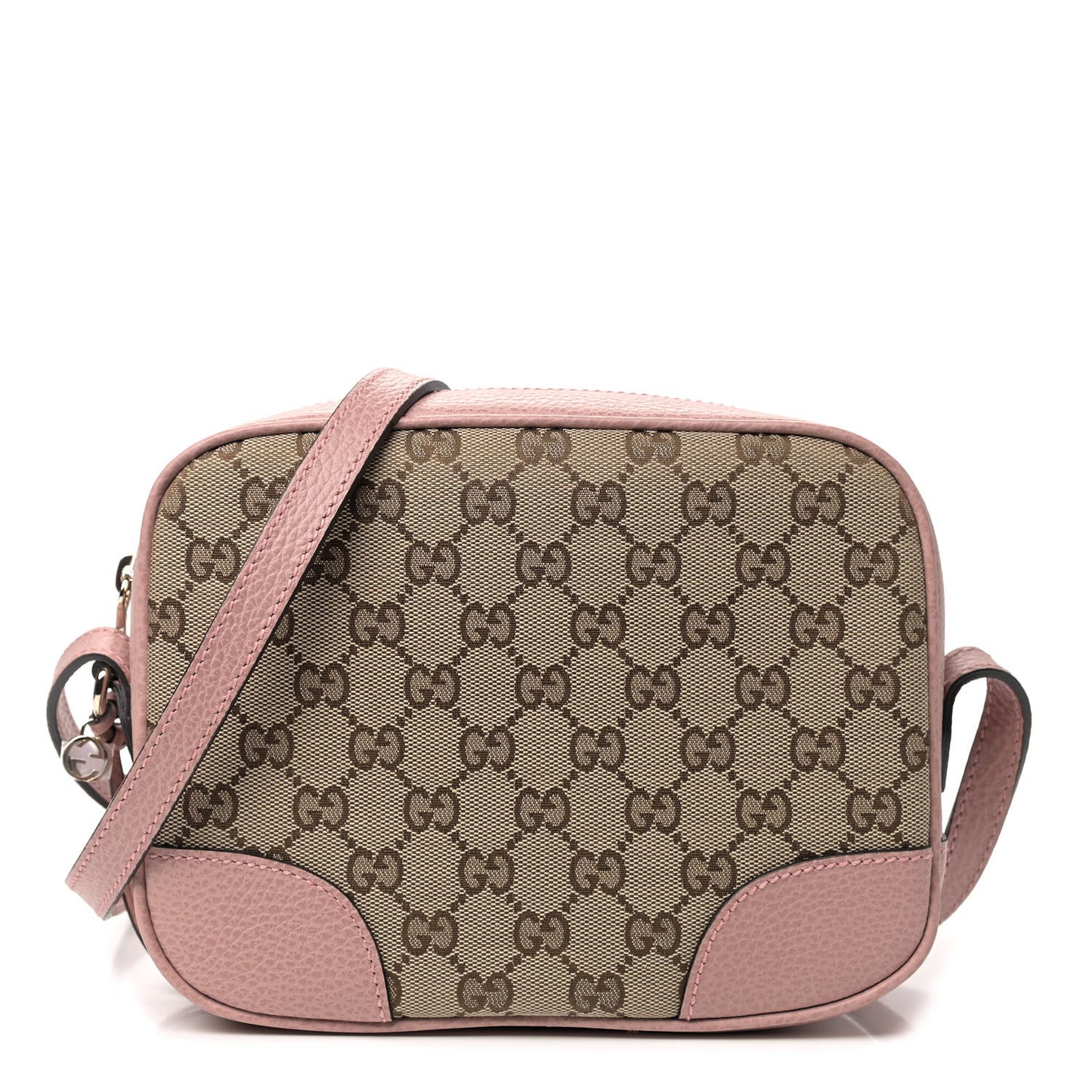 Monogram Mini Bree Messenger Bag Beige Soft Pink