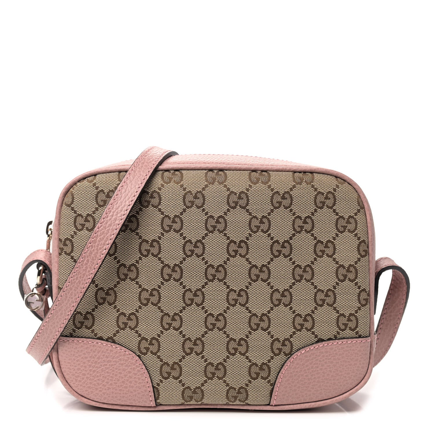 Gucci Monogram Mini Bree Messenger Bag Beige Soft Pink 1 of 9