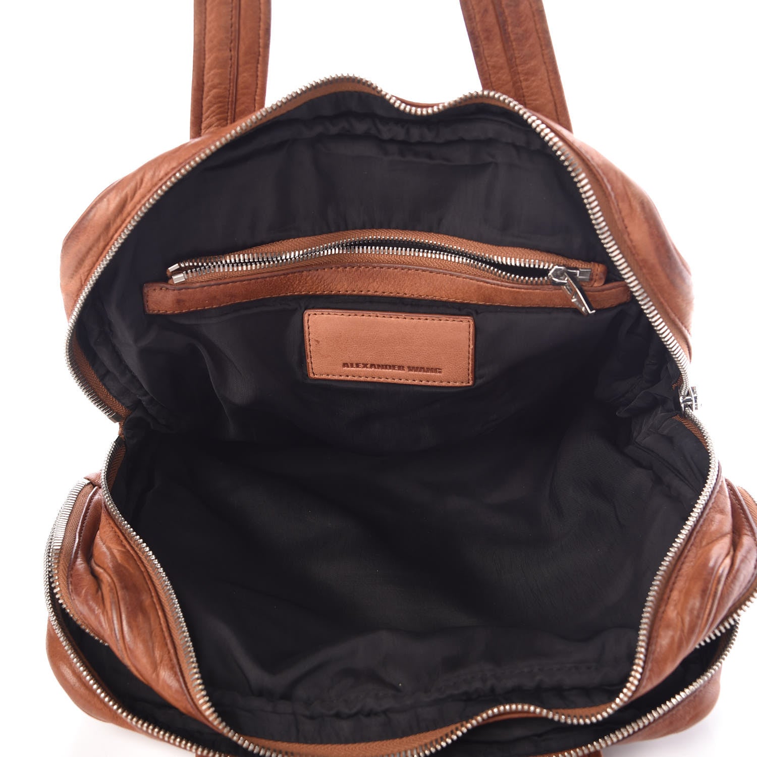 Alexander Wang Lambskin Trudy Tote Brown 6 of 9
