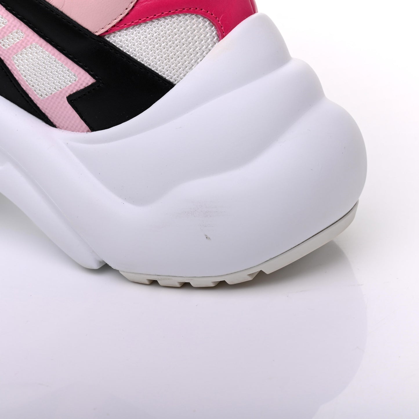 Calfskin Technical Nylon LV Archlight Sneaker 38.5 Rose Clair