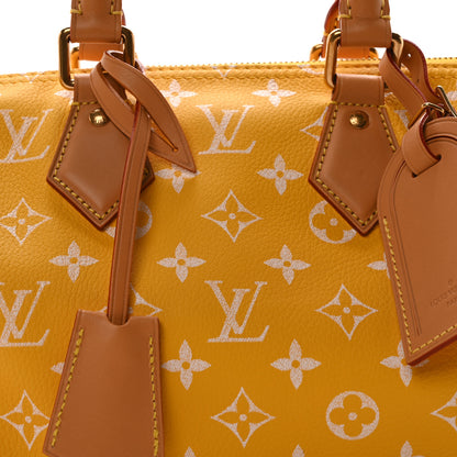 Louis Vuitton Calfskin Monogram Speedy P9 Bandouliere 25 Jaune Mat 8 of 10
