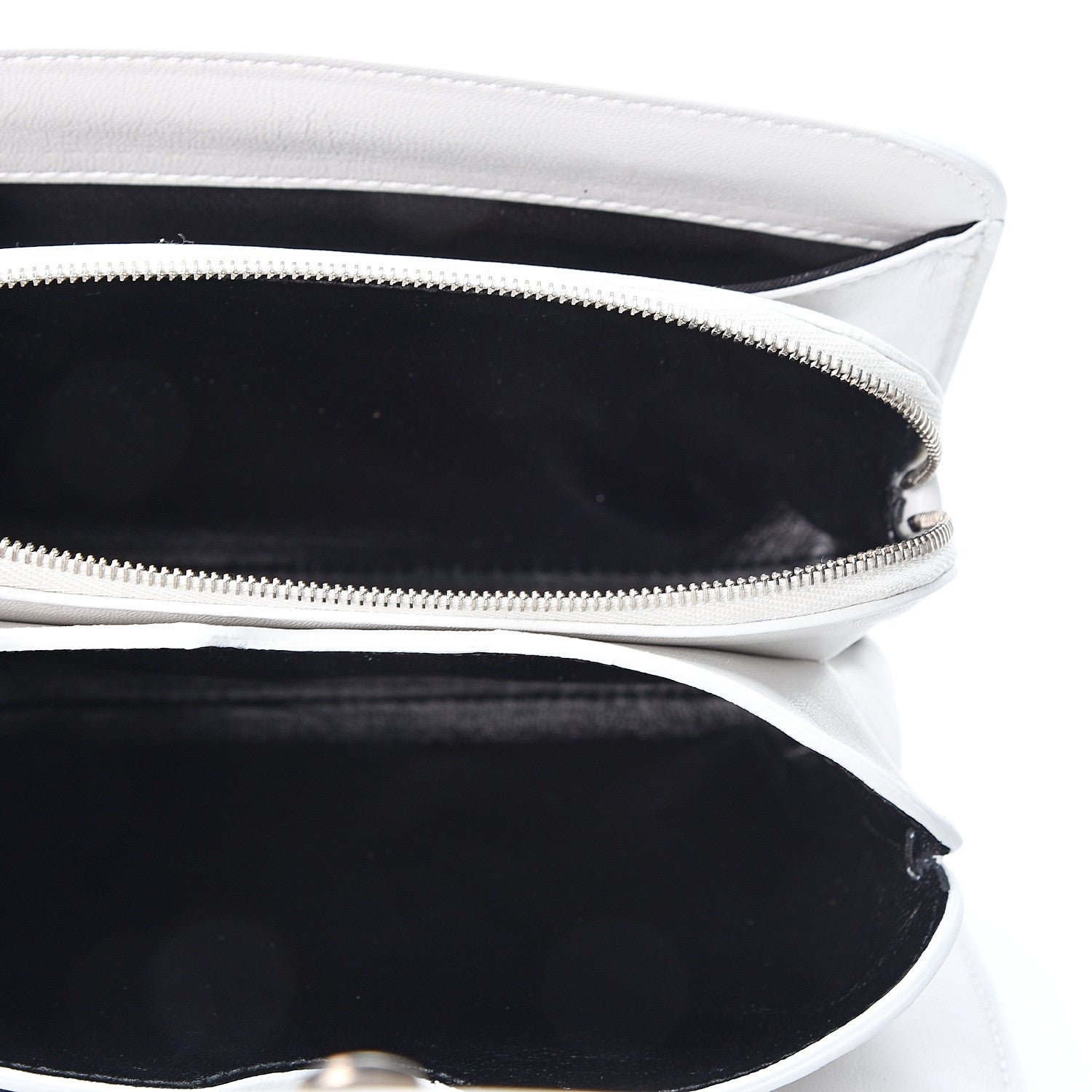 Balenciaga Shiny Box Calfskin Small B Bag White 4 of 8