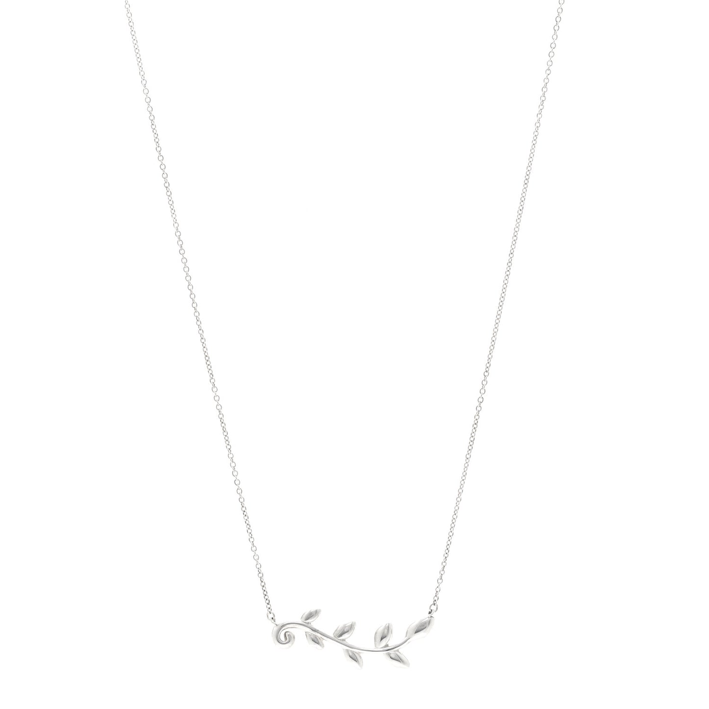 Sterling Silver Paloma Picasso Olive Leaf Vine Pendant Necklace