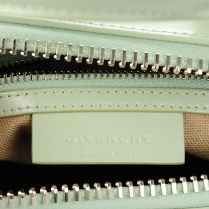 Givenchy Shiny Lord Calfskin Mini Antigona Aqua Green 5 of 7