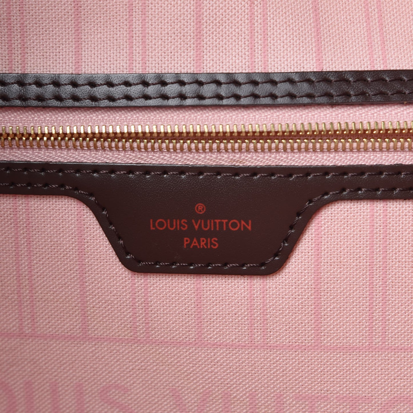 Damier Ebene Neo Neverfull MM Rose Ballerine