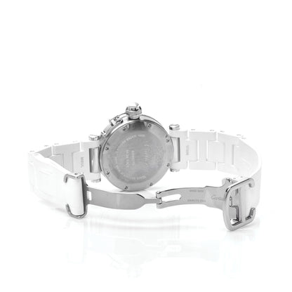Cartier Stainless Steel 18K Pink Gold Rubber 33mm Pasha C Seatimer Quartz Watch 4 of 5