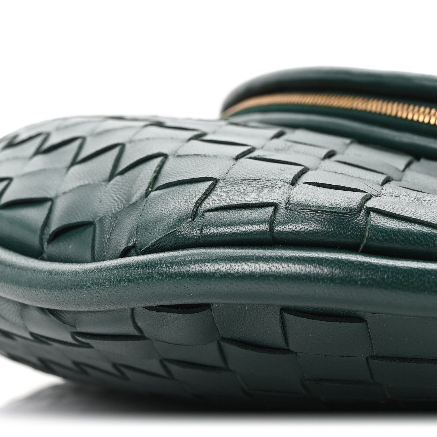Bottega Veneta Nappa Intrecciato Medium Gemelli Emerald Green