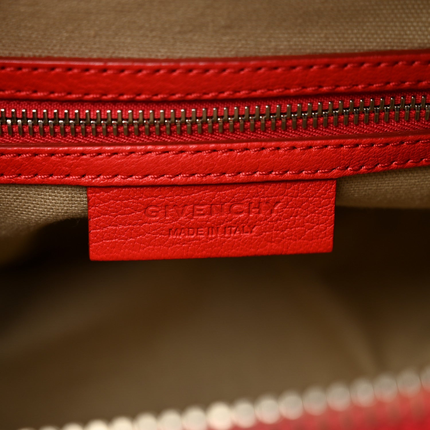 Givenchy Sugar Goatskin Small Antigona Red 6 of 13