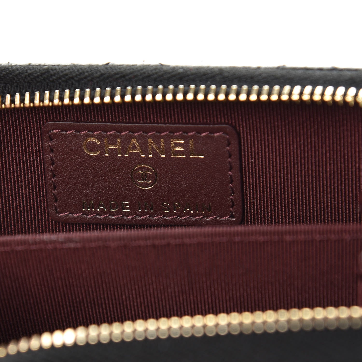 Chanel Caviar Quilted Zip Coin Purse Black 6 of 8