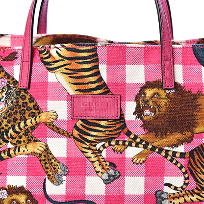 Gucci Canvas Kids Tiger Print Tote Multicolor 10 of 10