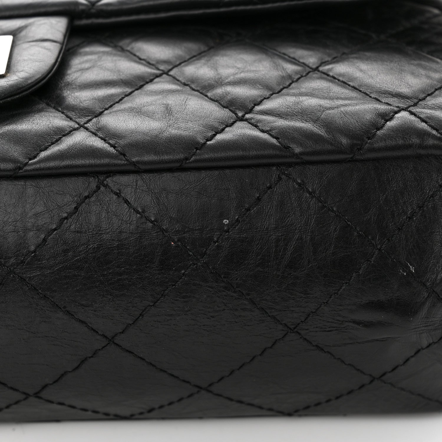 Chanel Aged Calfskin Quilted 2.55 Reissue 227 Flap Black 11 of 13