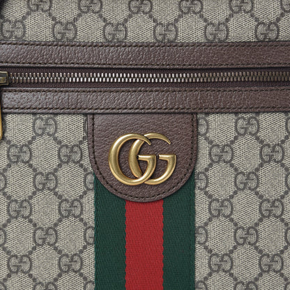 Gucci GG Supreme Monogram Web Small Ophidia Messenger Bag Brown 8 of 10