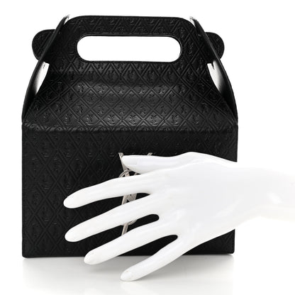Saint Laurent Calfskin Monogram Take Away Box Black 1 of 11