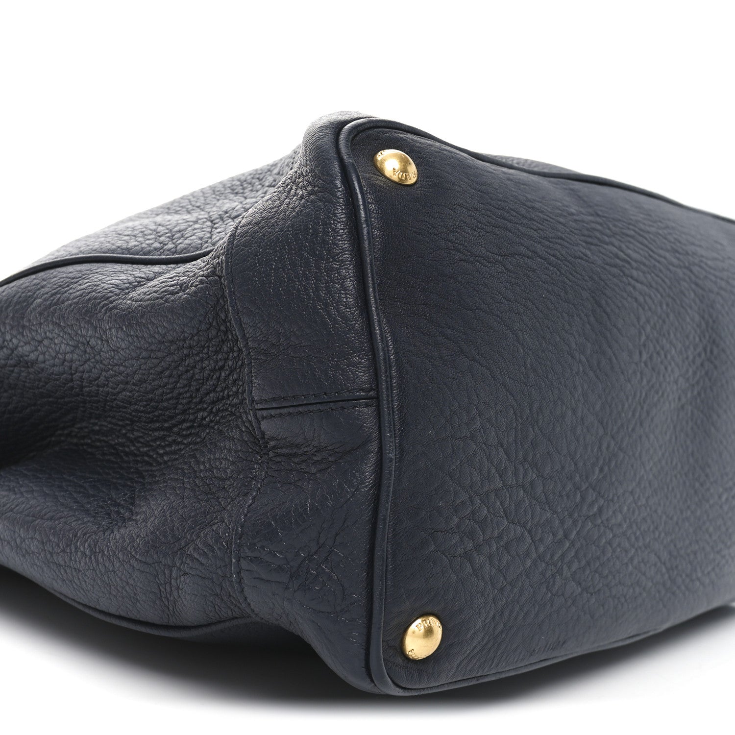 Prada Vitello Daino Parabole Tote Black 8 of 9