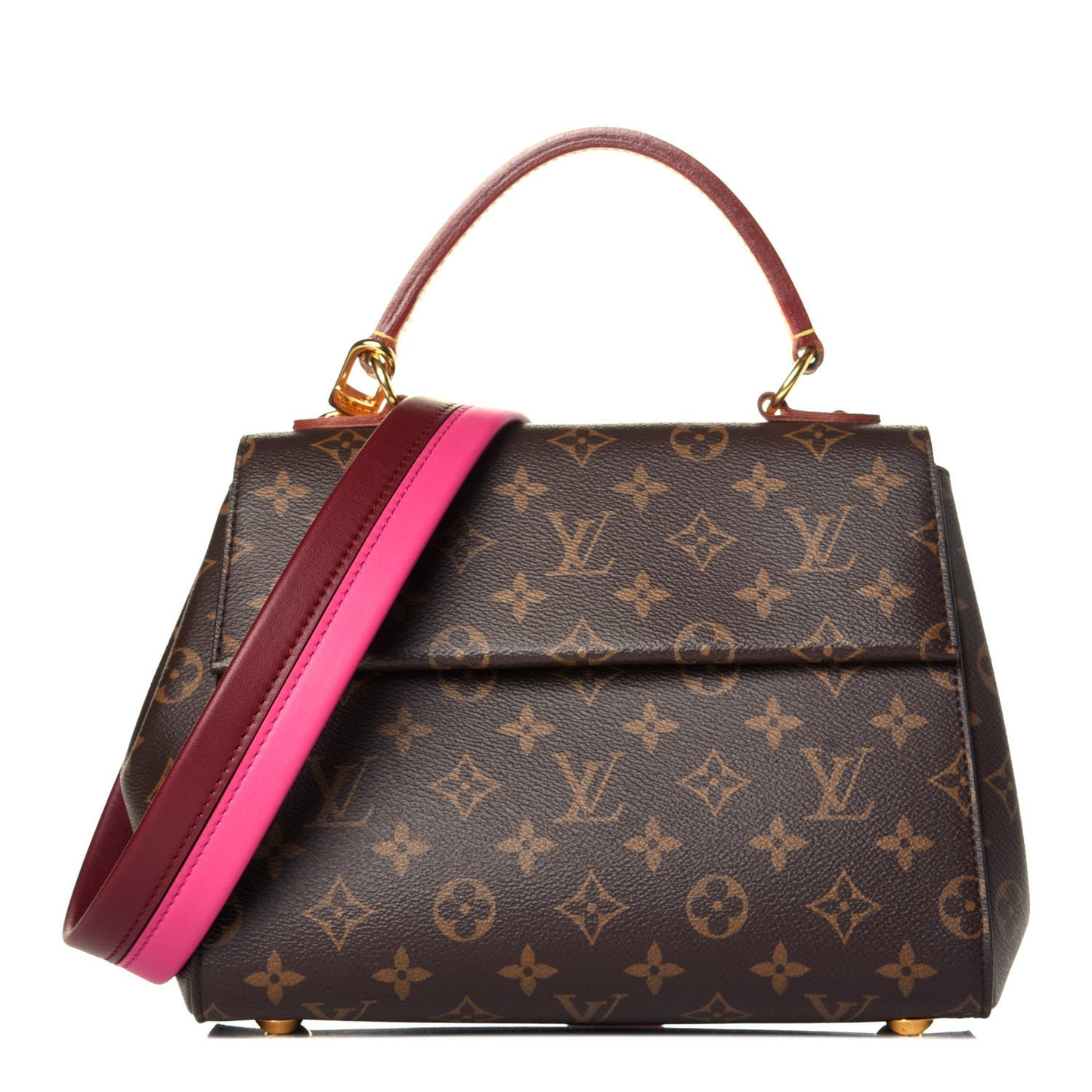 Monogram Cluny BB Bordeaux Fuchsia