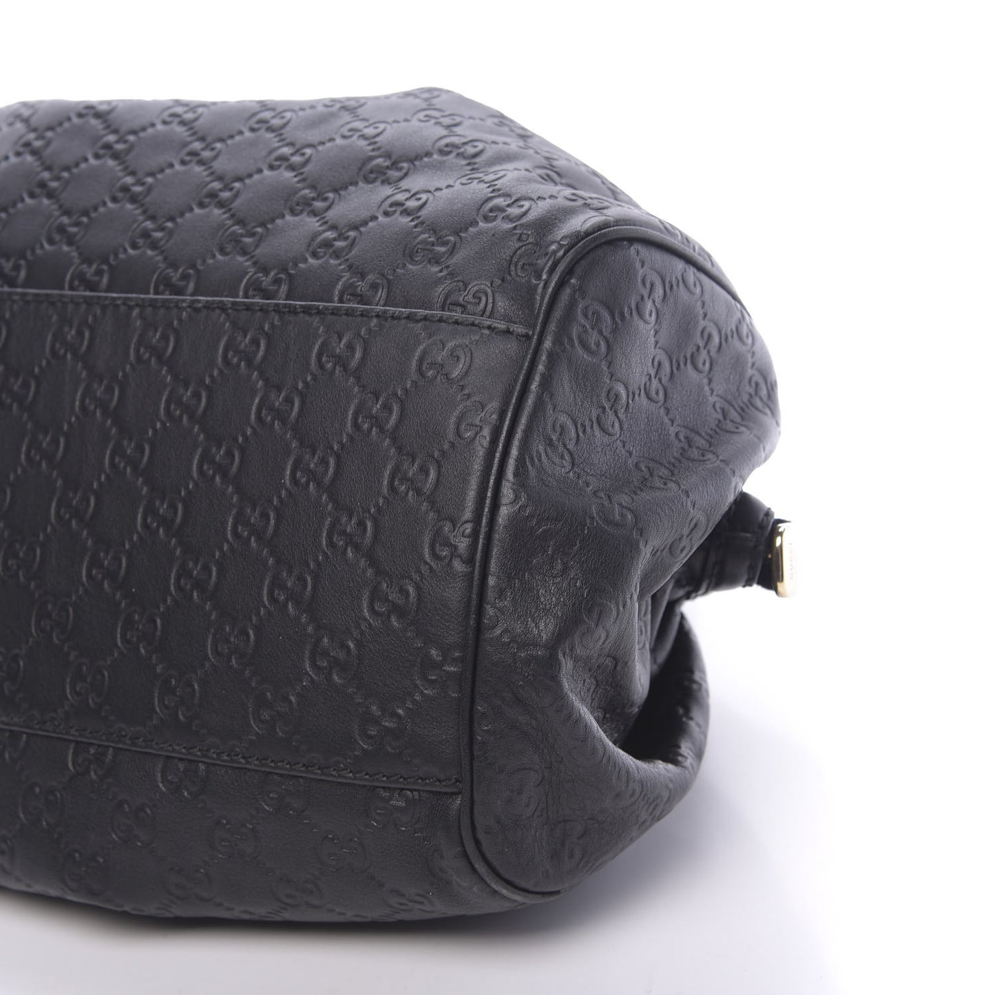 Guccissima Medium Sukey Boston Black
