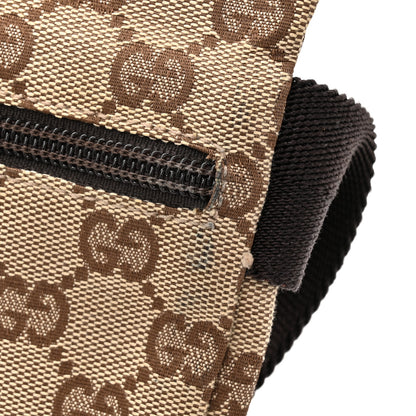Gucci GG Monogram Double Pocket Belt Bag Dark Brown 11 of 12