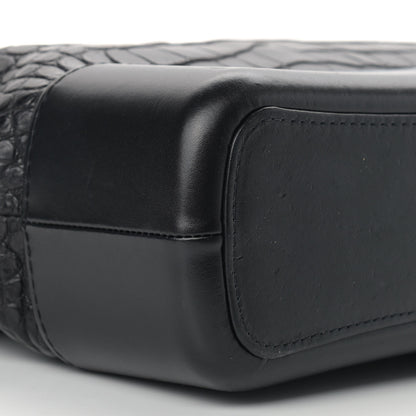 Chanel Alligator Medium Gabrielle Hobo Black 7 of 13