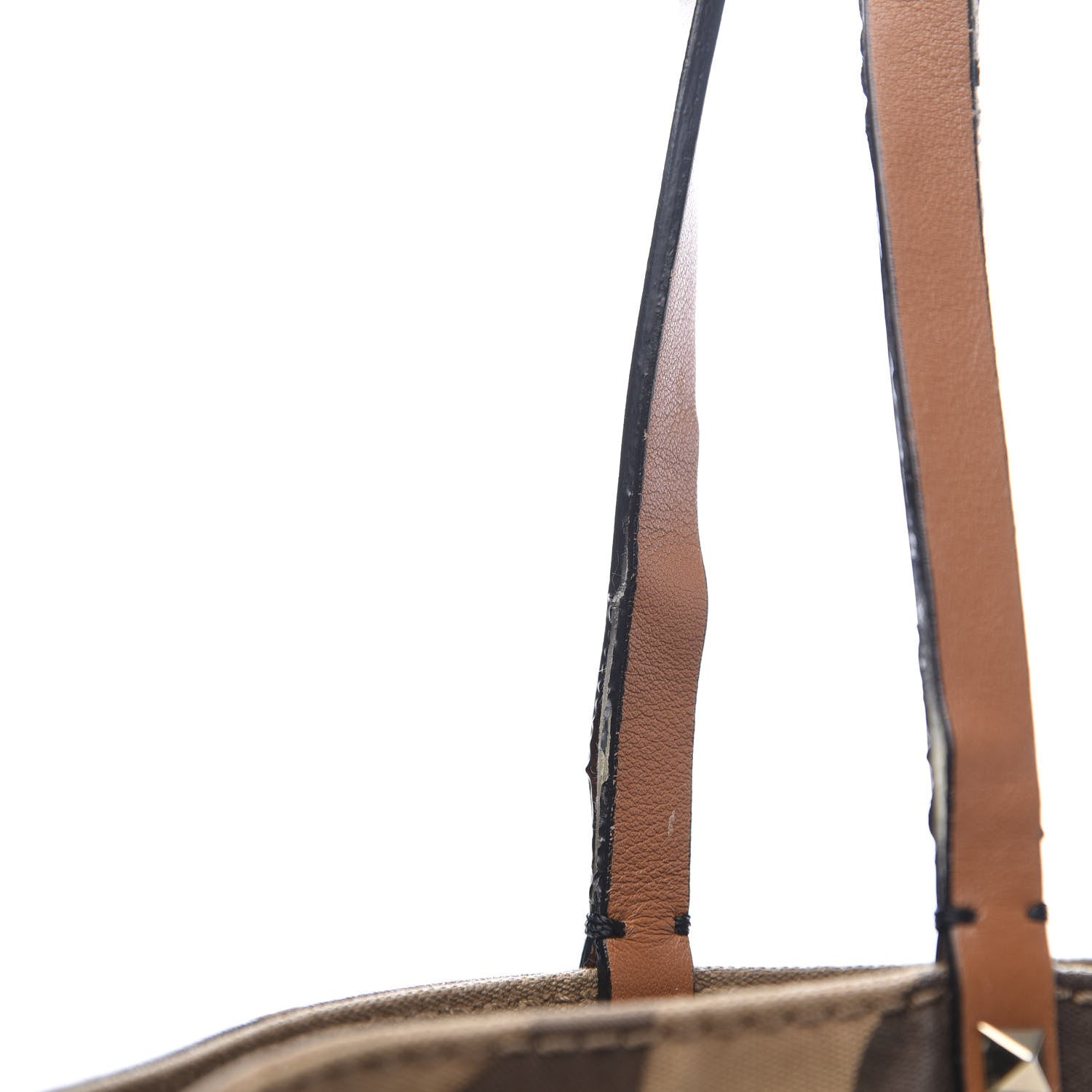 Valentino Garavani Canvas Camouflage Rockstud Reversible Tote 19 of 22