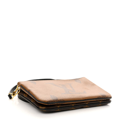 Louis Vuitton Reverse Monogram Giant Double Zip Pochette 4 of 10