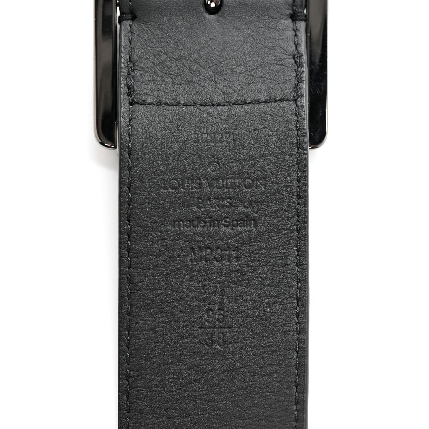 Mens Reverso 40mm Belt 95 38 Black
