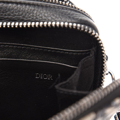 Christian Dior Oblique Pouch Beige Black 9 of 10