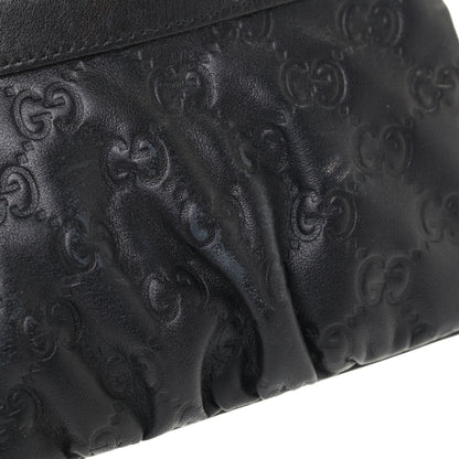 Gucci Guccissima Signature New Britt Wristlet Black 8 of 13