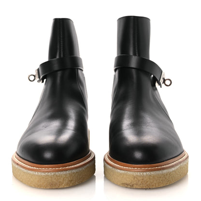 Hermes Calfskin Follow Ankle Boots 41 Black 6 of 25