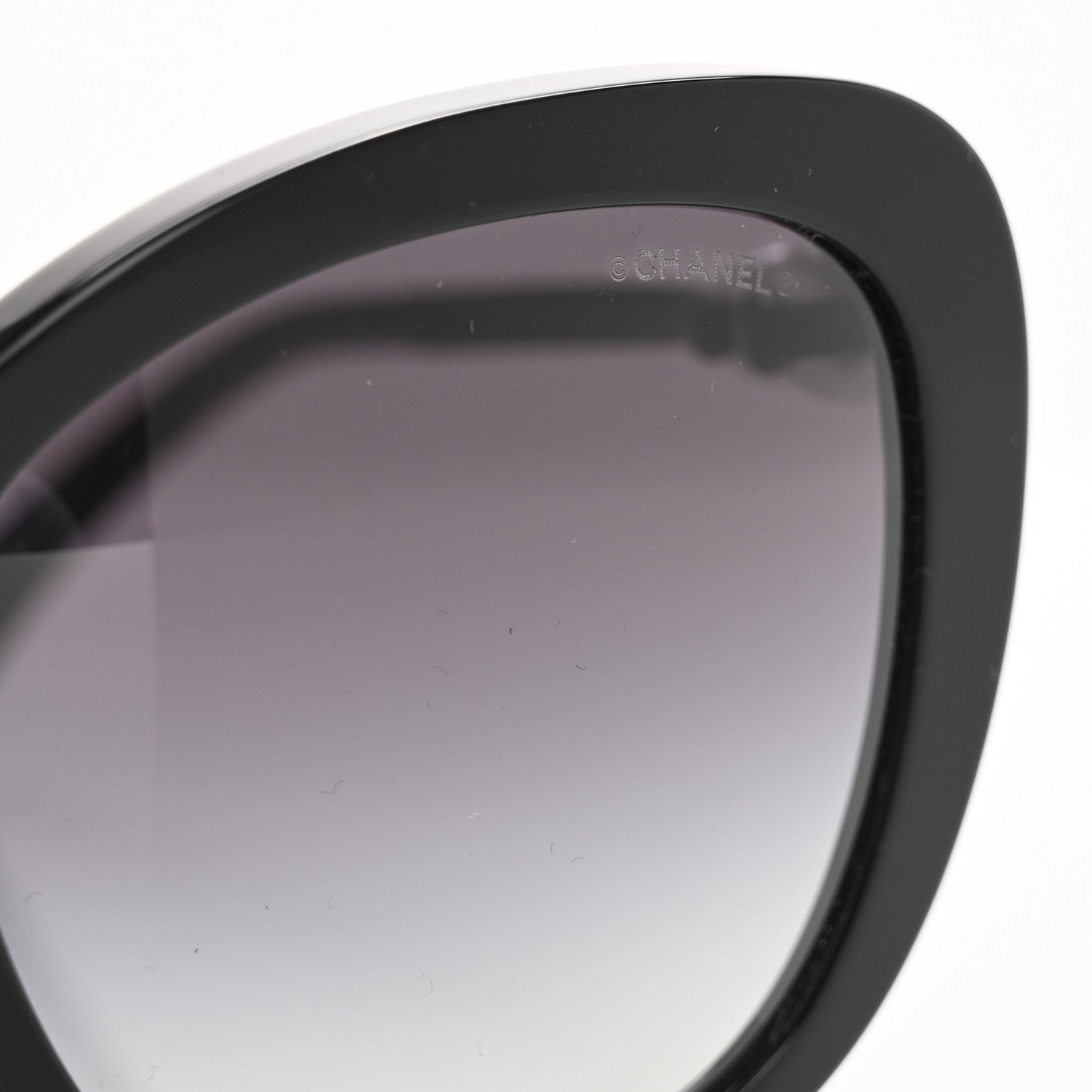 Chanel Acetate Polarized Butterfly Winter Pearl Sunglasses 5339-H-A Black 7 of 8
