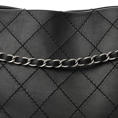 Chanel Calfskin CC Pocket Hobo Black 8 of 18