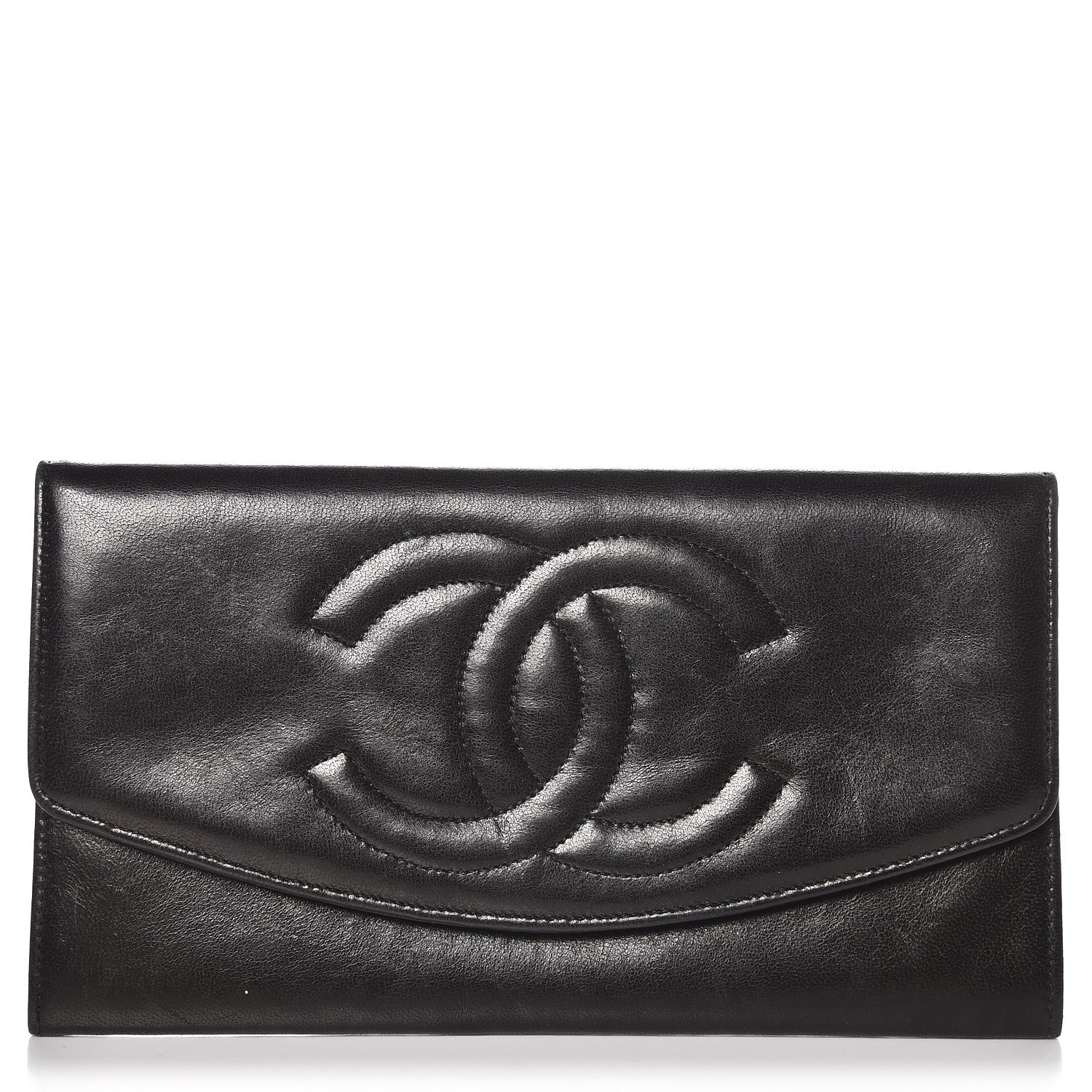 Chanel Lambskin Timeless CC Wallet Black 1 of 10