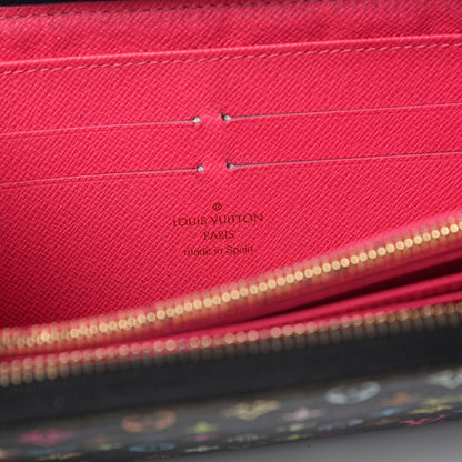 Louis Vuitton Monogram Multicolor Zippy Wallet Black Grenade 5 of 9