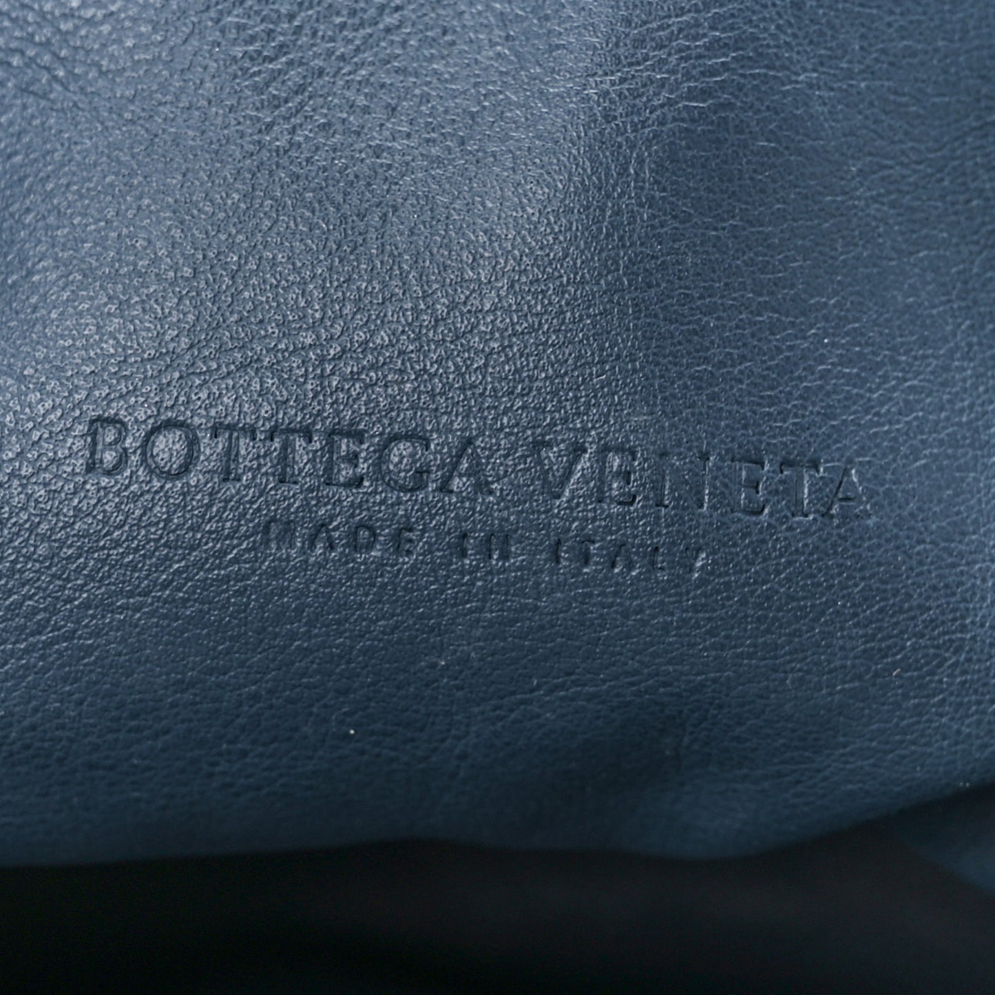 Smooth Butter Calf The Pouch Oversized Clutch Deep Blue