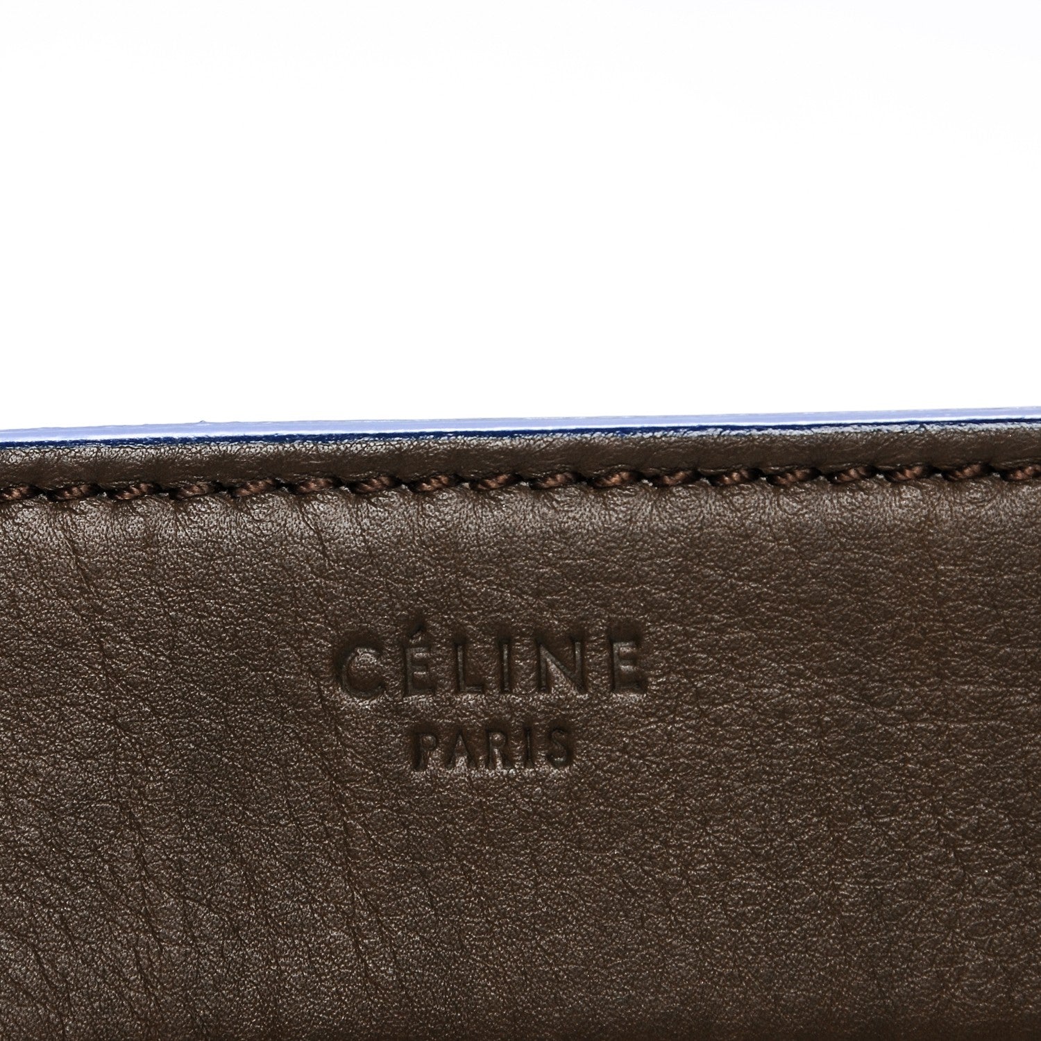 Celine Supple Calfskin Medium Phantom Luggage Khaki 7 of 8
