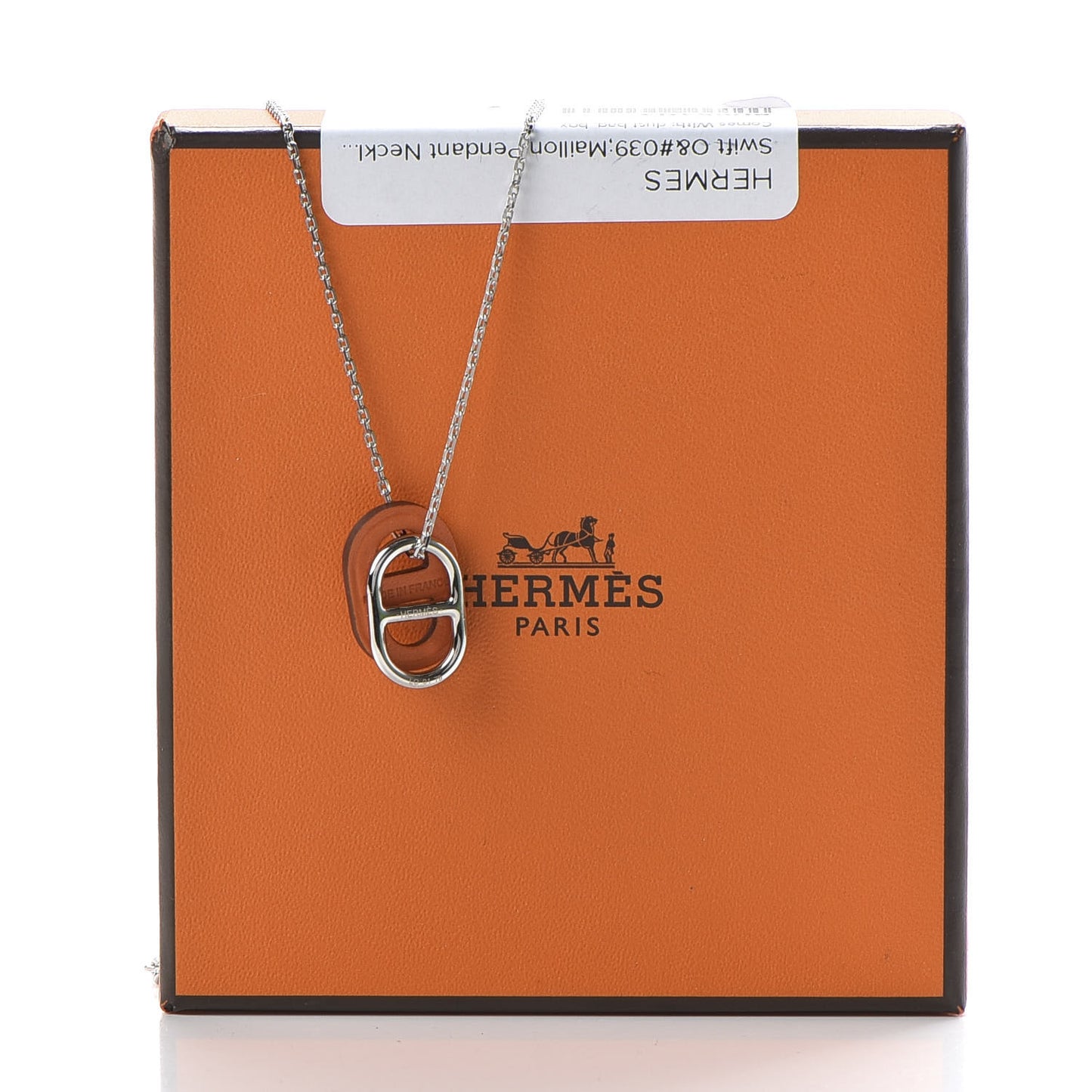 Swift O'Maillon Pendant Necklace Orange