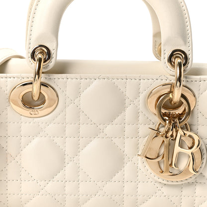 Christian Dior Lambskin Cannage Small Lady D-Joy Latte 8 of 11