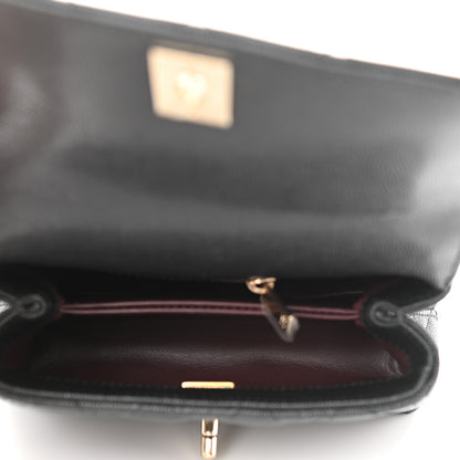 Chanel Caviar Quilted Extra Mini Coco Handle Flap Black 5 of 11