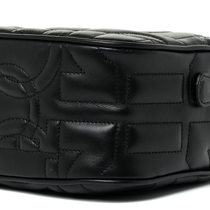 Salvatore Ferragamo Calfskin Quilted Gancini Camera Bag Black 9 of 11