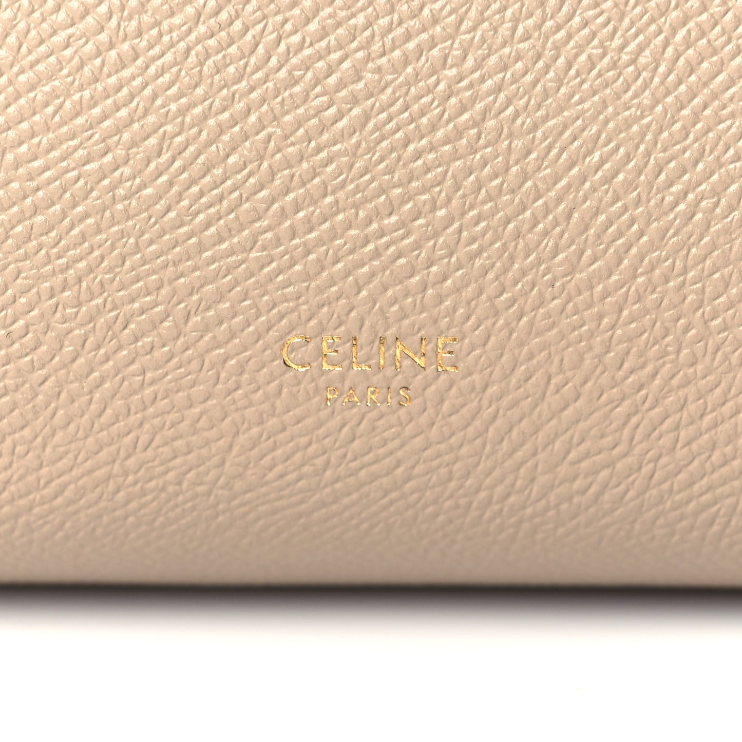 Grained Calfskin Nano Belt Bag Light Taupe