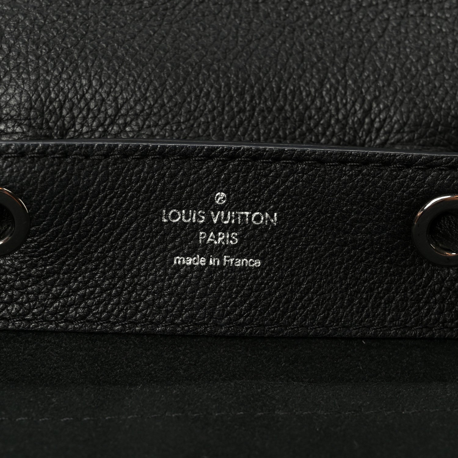 Louis Vuitton Calfskin Lockme Mini Backpack Black 6 of 11