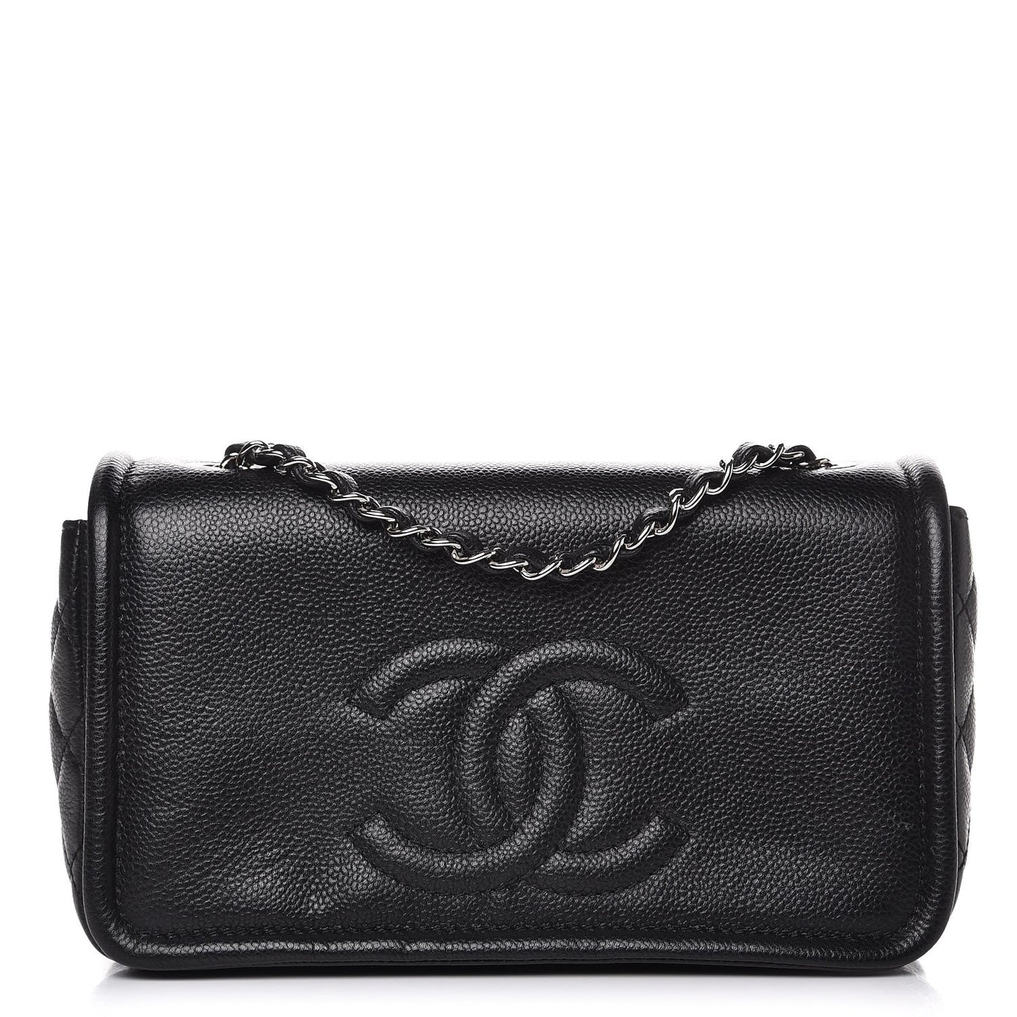 Caviar Medium Timeless CC Flap Black