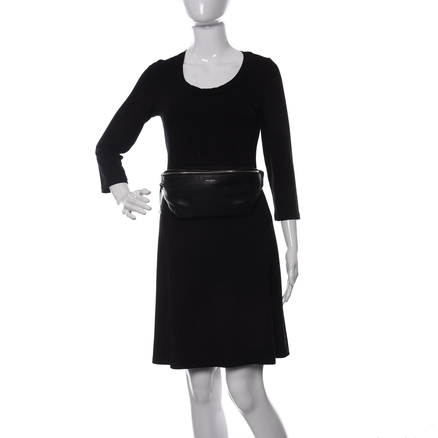 Calfskin Belt Bag Black