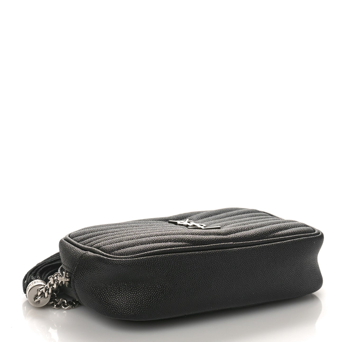 Grain De Poudre Matelasse Monogram Mini Lou Camera Bag Black