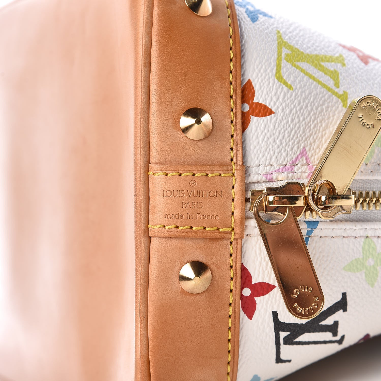 Louis Vuitton Monogram Multicolor Alma White 6 of 14