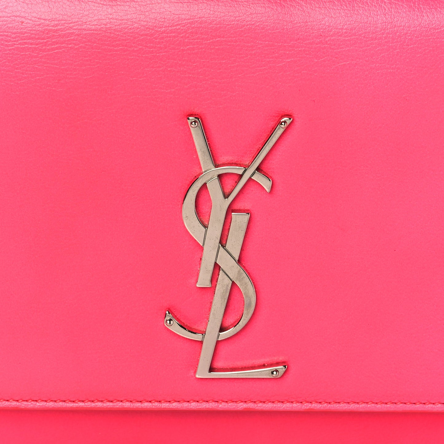 Calfskin Classic Monogram Cassandre Clutch Lipstick Fuchsia