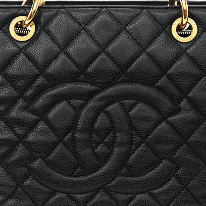 Chanel Caviar Quilted Grand Shopping Tote GST Black 8 of 10