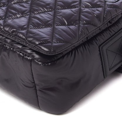 Chanel Nylon Small Coco Cocoon Messenger Bag Black 4 of 9