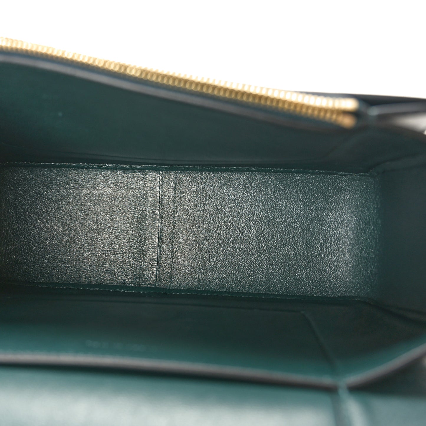 Shiny Smooth Calfskin Medium Frame Shoulder Bag Amazone Dark Navy